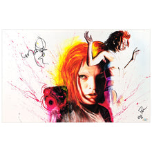 Load image into Gallery viewer, Milla Jovovich Autographed Rob Prior The Fifth Element Leeloo 15x24 Ltd Edition Giclee