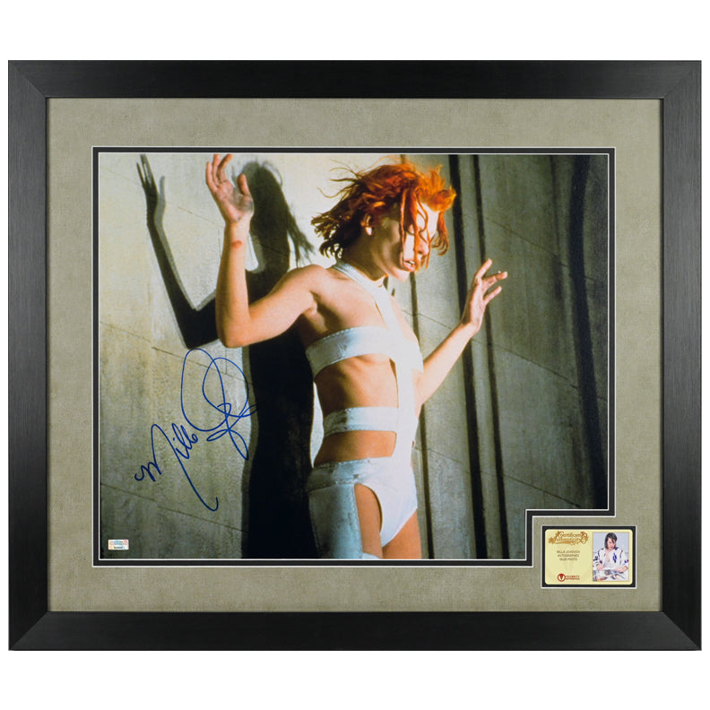 Milla Jovovich Autographed 1997 The Fifth Element Leeloo 16x20 Scene Photo