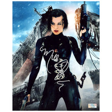 Load image into Gallery viewer, Milla Jovovich Autographed 2012 Resident Evil: Retribution 8x10 Photo