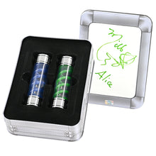 Load image into Gallery viewer, Milla Jovovich Autographed Resident Evil T-Virus &amp; G-Vaccine Prop Replica Set with Case