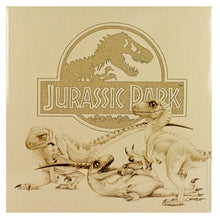 Load image into Gallery viewer, Sam Neill, Jeff Goldblum, Laura Dern Autographed Jurassic Park Crash McCreery&#39;s Baby Raptors Statue