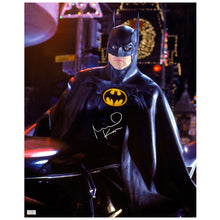 Load image into Gallery viewer, Michael Keaton Autographed 1992 Batman Returns Crusader 16x20 Photo