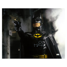 Load image into Gallery viewer, Michael Keaton Autographed 1989 Batman Grapnel 16x20 Photo