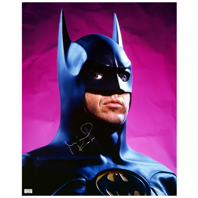 Michael Keaton Autographed 1992 Batman Returns 16x20 Studio Photo