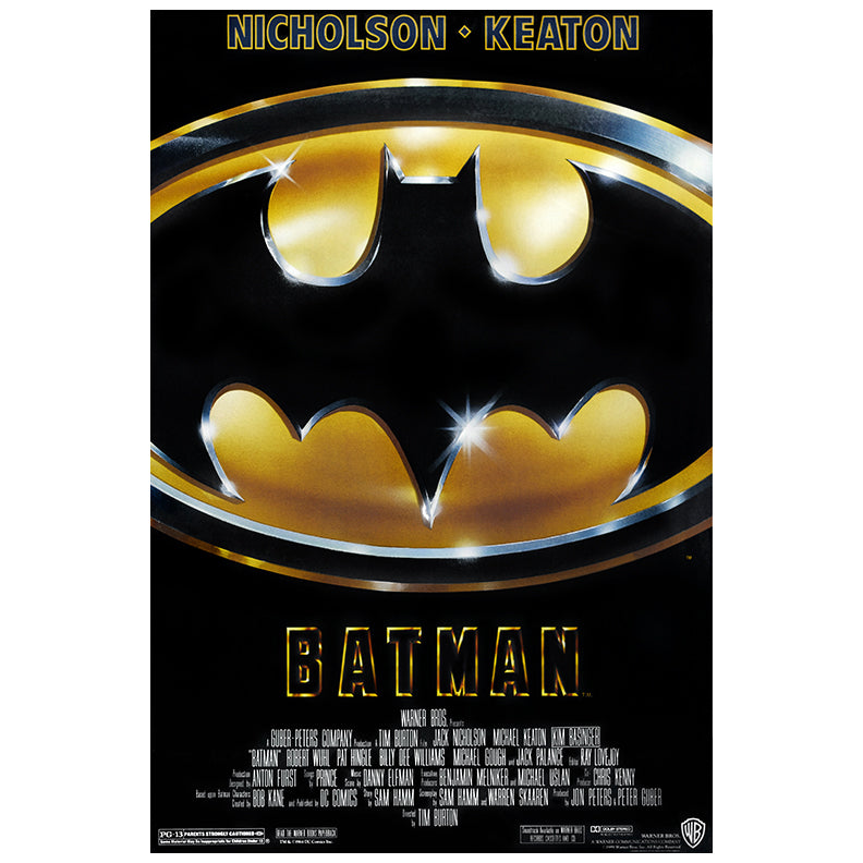 Michael Keaton Autographed 1989 Batman 16x24 Movie Poster Pre-Order