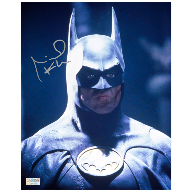 Michael Keaton Autographed 1989 Batman Revenge 8x10  Photo
