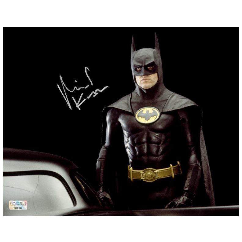 Michael Keaton Autographed 1989 Batman 8x10 Studio Photo