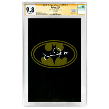 Load image into Gallery viewer, Michael Keaton Autographed 2023 Batman #135 Black Foil Virgin Variant Cover CGC SS 9.8
