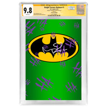 Load image into Gallery viewer, Michael Keaton Autographed 2023 Knight Terrors: Batman #1 Green Foil Edition CGC SS 9.8 (mint)