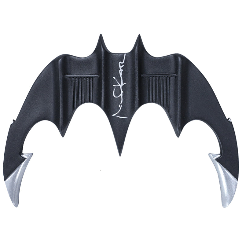 Michael Keaton Autographed 1989 Batman Prop Replica Batarang