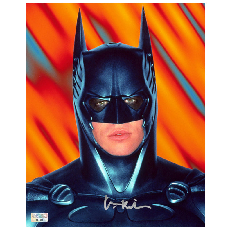 Val Kilmer Autographed Batman Forever 8×10 Portrait Photo