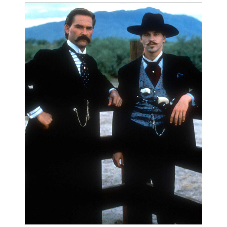 Val Kilmer Autographed Tombstone Doc Holliday and Wyatt Earp 8×10 Photo Pre-Order