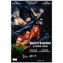 Load image into Gallery viewer, Val Kilmer Autographed 1995 Batman Forever 8x12 Mini Poster