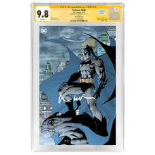 Load image into Gallery viewer, Val Kilmer Autographed 2019 Batman #608 Foil Variant Cover CGC SS 9.8