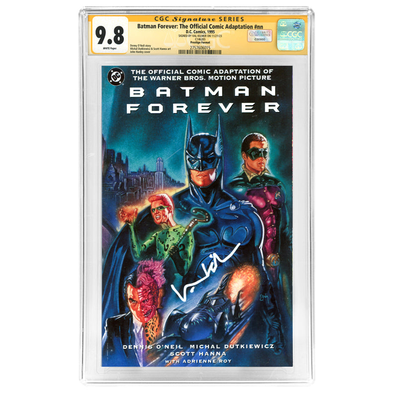 Val Kilmer Autographed 1995 Batman Forever The Official Comic
