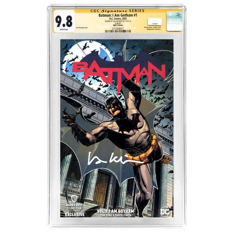 Val Kilmer Autographed 2020 Batman: I Am Gotham #1 Warner Brothers Studio Edition CGC SS 9.8
