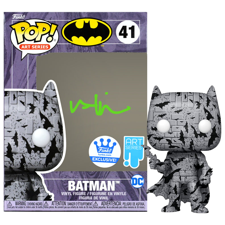 Val Kilmer Autographed Batman Art Series Funko Exclusive Pop Viinyl Figure #41
