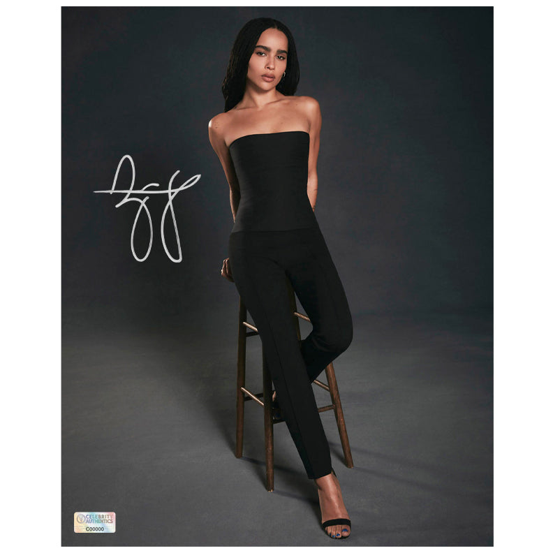 Zoe Kravitz Autographed 8x10 Studio Photo