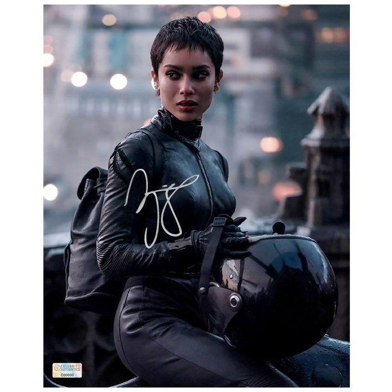 Zoe Kravitz Autographed 2022 The Batman Selina Kyle 8x10 Photo