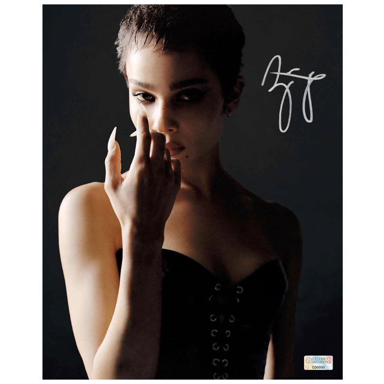 Zoe Kravitz Autographed 2022 The Batman Selina 8x10 Studio Photo