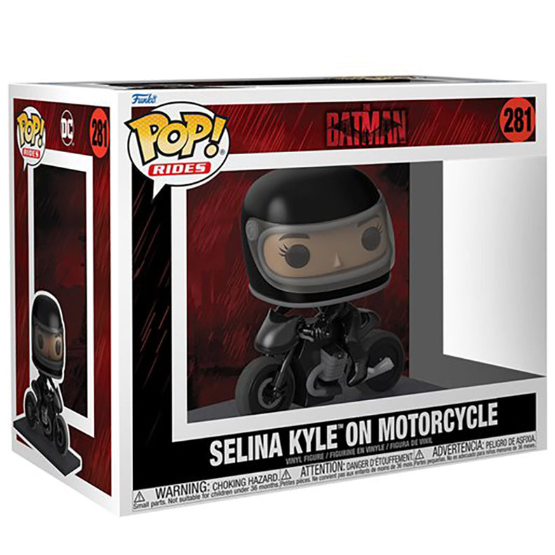 Zoe Kravitz Autographed 2022 The Batman Selina Kyle on Motorcycle Pop Vinyl Figure #281 Pre-Order