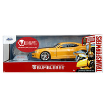Load image into Gallery viewer, Shia Labeouf Autographed Jada Transformers 2006 Chevrolet 1:24 Scale Bumblebee Camaro