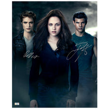 Load image into Gallery viewer, Robert Pattinson, Taylor Lautner Autographed 2008 Twilight 16x20 Photo
