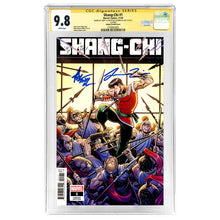 Load image into Gallery viewer, Andy Le, Simu Liu Autographed Shang-Chi #1 Adams Variant Cover CGC SS 9.8