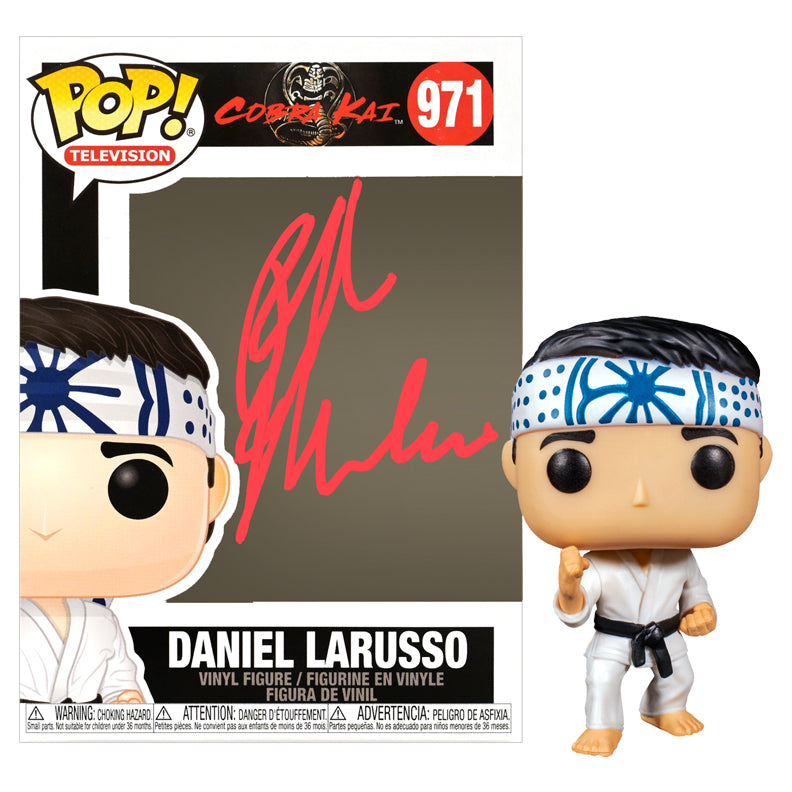 Ralph Macchio Autographed Cobra Kai Danny Larusso Pop Vinyl Figure #971
