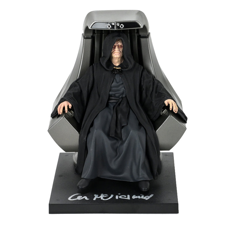 Ian McDiarmid Autographed Kotobukiya Star Wars Emperor Palpatine Darth Sidious Artfx Statue