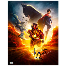 Load image into Gallery viewer, Ezra Miller Autographed 2023 The Flash 11x14 Heroes Photo
