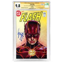 Load image into Gallery viewer, Ezra Miller Autographed 2023 Flash #800 Original Ash Gonzalez Sketch Cover CGC SS 9.8