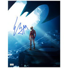 Load image into Gallery viewer, Ezra Miller Autographed 2023 The Flash Batcave Overview 11x14 Photo