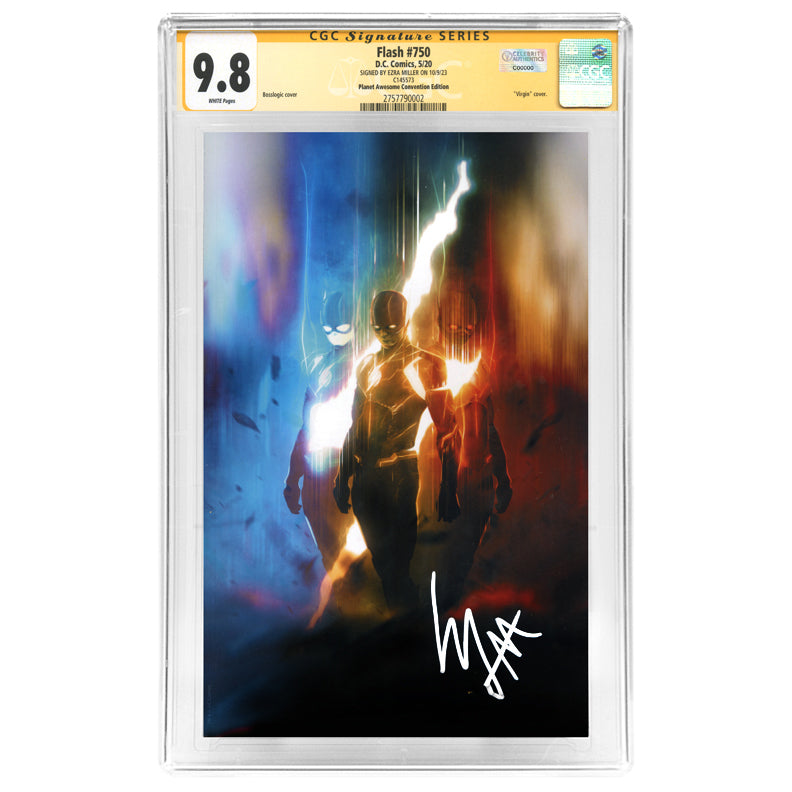 Ezra Miller Autographed 2020 Flash #750 CGC SS 9.8