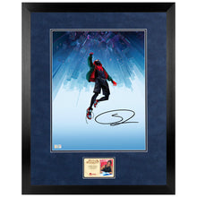 Load image into Gallery viewer, Shameik Moore Autographed Spider-Man Into The Spider-Verse The Dive 11x14 Photo