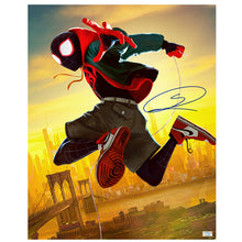 Load image into Gallery viewer, Shameik Moore Autographed Spider-Man Into The Spider-Verse 16x20 Photo