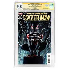 Load image into Gallery viewer, Shameik Moore Autographed 2024 Miles Morales Spider-Man #18 Adi Granov Variant CGC SS 9.8