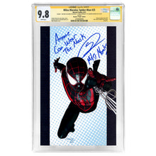 Load image into Gallery viewer, Shameik Moore Autographed 2021 Miles Morales Spider-Man #25 Mike Mayhew Virgin Variant CGC SS 9.8
