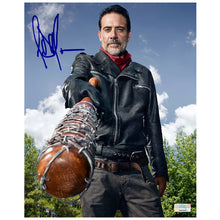 Load image into Gallery viewer, Jeffrey Dean Morgan Autographed The Walking Dead Negan Lucille Wants You 8x10 Photo