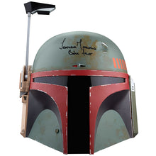 Load image into Gallery viewer, Temuera Morrison Autographed Star Wars The Black Series Boba Fett Re-Armored Premium Electronic Helmet