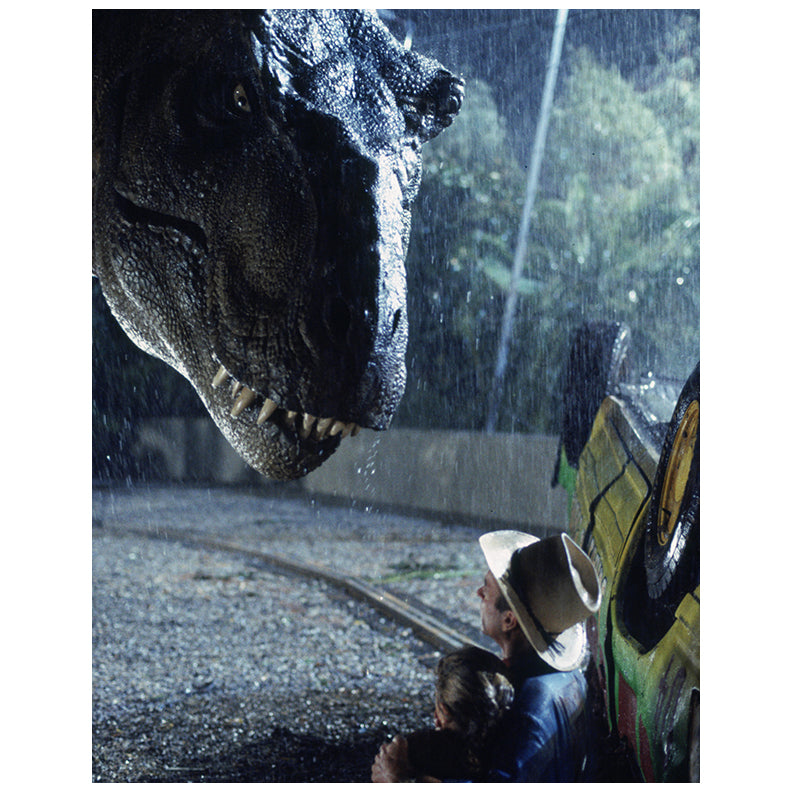 Sam Neill Autographed 1993 Jurassic Park T-Rex Scene 11x14 Photo Pre-Order
