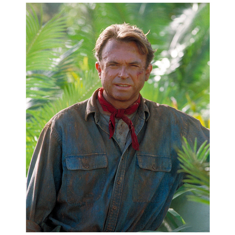 Sam Neill Autographed 1993 Jurassic Park Welcome 8x10 Photo Pre-Order