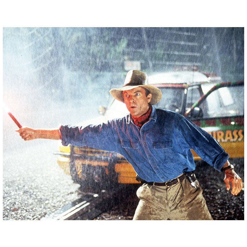 Sam Neill Autographed 1993 Jurassic Park Rescue 8x10 Photo Pre-Order