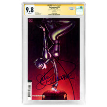 Load image into Gallery viewer, Julie Newmar Autographed 2021 Catwoman #28 Jenny Frison Variant CGC SS 9.8