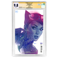 Load image into Gallery viewer, Julie Newmar Autographed 2019 Catwoman #7 Ben Oliver Variant CGC SS 9.8
