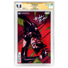 Load image into Gallery viewer, Michelle Pfeiffer Autographed 2023 Catwoman #54 Joshua Swaby Variant CGC SS 9.8
