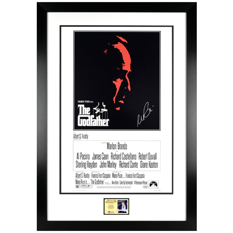 thumbnail interactive-video image 1 of The Godfather Movie Poster Print – 8.5x11 – Vito Corleone Marlon Brando Al Pacino – Reproduction 1 of 5
