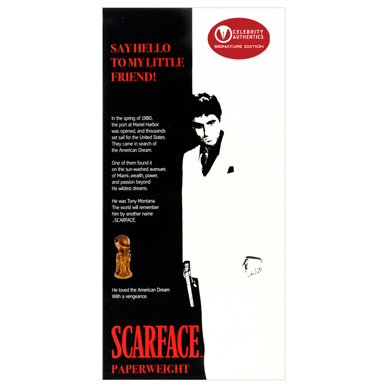Michelle Pfeiffer, Al Pacino Autographed 1983 Scarface The World Is Yours Statue Pre-Order