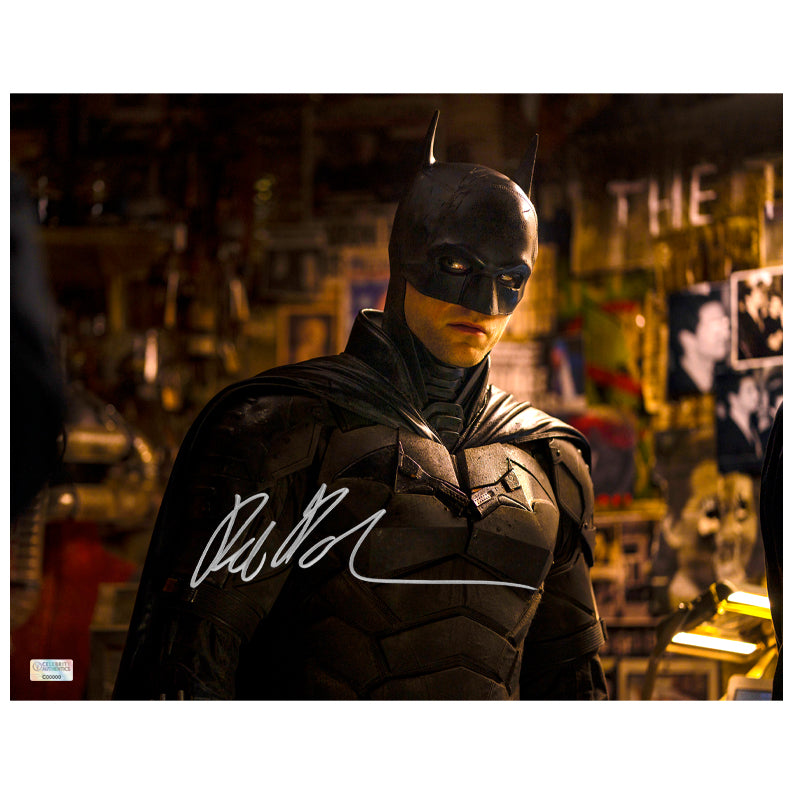 Robert Pattinson Autographed 2022 The Batman Riddle Me This 11x14 Photo