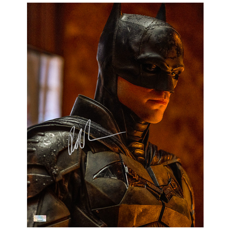 Robert Pattinson Autographed 2022 The Batman Vigilante 11x14 Photo